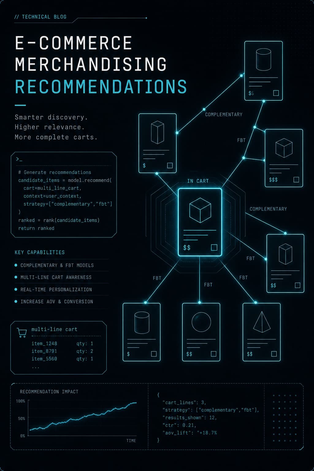 Technical illustration: complementary recommendations and FBT